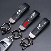 ราคา พวงกุญแจรถยนต์ หนังสังกะสี โลหะ ลายโลโก้รถยนต์ สําหรับ Hyundai N Line i10 Kona Getz Accent Elantra Tucson I30 Santafe Creta ix35 I20 I40 H1 Matrix (22930881227)