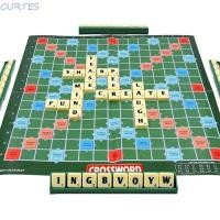ราคา CURTES Scrabble Word Matching,เรียนรู้ปฏิสัมพันธ์ตรัสรู้ Scrabble เกมกระดาน, 2-4 คนภาษาอังกฤษสะกดตัวอักษรหมากรุกบล็อก Crossword เกมกระดานของเล่นเด็ก (27591668293)