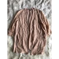 ราคา เสื้อคลุมผ้าชีฟองแต่งลูกไม้ประดับมุก (มือ2) (2956369068)