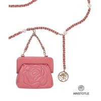 ราคา Used once!!! Aristotle rose bag สี baby pink (16542403632)