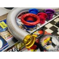 ราคา ท่อแอร์ดักลม ท่อดักดูดอากาศ ท่อลมแอร์ ปากแตร อะลูมิเนียม หนา Air intake pipe แบบยืด แท้ (24451626270)