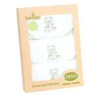 ราคา Enfant (อองฟองต์) ผ้าอ้อมเด็กแรกเกิด Cotton Soft Bamboo ลายน้องจิ้งจอก ขนาด 27x27 นิ้ว (แพ็ค 6 ผืน) (19094876310)