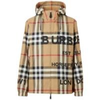 ราคา Sea Turtle และ Red Wing Burberry/burberry SS22 Check Letter LOGO เสื้อแจ็คเก็ตมีฮู้ดพิมพ์ลาย (42024838107)