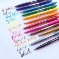 ราคา พร้อมส่ง✨ ปากกาหัวพู่กัน pentel brush sign pen (11534493830)