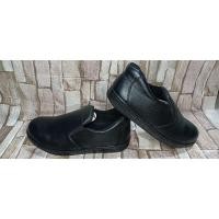 ราคา รองเท้าเซฟตี้แฟชั่น หัวเหล็ก แบบสวม หนังมัน (4023362741)