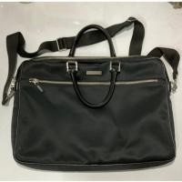 ราคา กระเป๋าเอกสาร Burberry ใบใหญ่ ของแท้ มือสอง สายทดแทน สภาพ 85% สีดำ (22442664296)