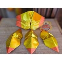 ราคา กระดาษทองไหว้เจ้า ค้อซีตั่วกิมไหว้เจ้าพับสำเร็จพร้อมไหว้ ใข้สำหรับไหว้ทุกวันพระจีน ชิวอิก（初一） จับโหงว (十五) (28518479962)