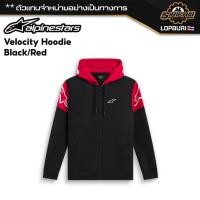 ราคา เสื้อ เสื้อฮู้ด Alpinestars Velocity Hoodie Black/Red ของแท้ 100%✅ (28711015026)