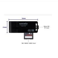 ราคา เครื่องอ่านการ์ดหน่วยความจําสําหรับการ์ด SD/MicroSD SIYOTEAM SY-368 2-in-1 USB 2.0 (41017038088)