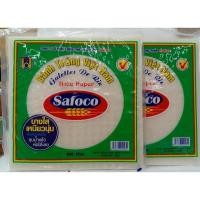 ราคา Safoco แผ่นปอเปี๊ยะ แผ่นแป้งสลัดโรล แผ่นแป้งแหนมเนือง ใบเมี่ยงญวนบรรจุ 300 กรัม (23158139184)