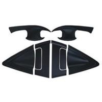 ราคา เบ้ารองมือเปิดประตู+ครอบมือจับประตู ฮอนด้า เอชอาร์วี Honda HR-V 8ชิ้น (รุ่นTop) สีดำด้าน,ชุบโครเมี่ยม (16740254757)