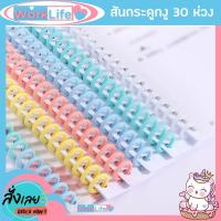 ราคา สันกระดูกงู DIY สันห่วงถอดได้ สันห่วงพลาสติก ใส่A4,B5,A5,A6,A7 สีสวยน่าใช้ WorkLife (21551647786)