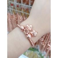 ราคา #สร้อยข้อมือนาคกระดูกงูห้อยหัวใจดาว (25152106235)