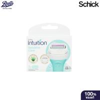 ราคา Schick Intuition Sensitive CareAloe & Vitamin E Refill ชิค ด้ามจับ ใบมีด โกน เดปิลส์ (22523185548)