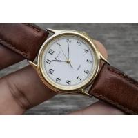 ราคา นาฬิกา Vintage มือสองญี่ปุ่น Seiko Avenue 5P31 6D31 White Dial ผู้หญิง ระบบ Quartz ทรงกลม 33มม ของแท้ (26008303403)