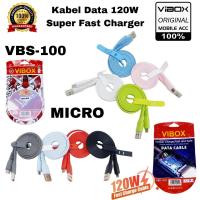 ราคา Vibox Micro VBS-100 120W 1m Data Cable Fast Charging Original Vibox VBS-100 Micro Charger Cable (43355694992)