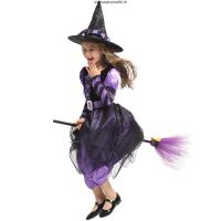 ราคา ✅พร้อมส่งในไทย✅ Halloween Party ชุดคอสตูม คอสเพลย์ ฮาโลวีน แม่มด Little Naughty Violet Witch เด็กผู้หญิง B2009350 (40175332737)