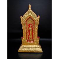 ราคา พระลีลากำแพงศอก หลวงพ่อขอม วัดโพธาราม ( วัดไผ่โรงวัว ) สุพรรณบุรี ปี2505 สูง11.5นิ้ว (26807496883)