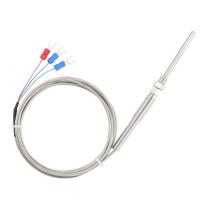 ราคา PT100 RTD Temperature Sensor Probe -50-400℃ 50/100 มม.1-5 เมตรสายเคเบิล Thermocouple (44374507164)