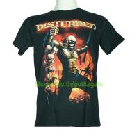 ราคา เสื้อวง Disturbed ไซส์ยุโรป ดิสเทิร์บ PTA1274 ผ้ายืดแฟชั่นวงดนตรี Rockyeah (4272924011)