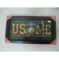 ราคา นาฬิกาตั้งหรือแขวนโลโก้ USMC. นาวิกโยธิน MADE IN USA. (3832510155)