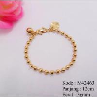 ราคา CHILDRENS BRACELET ที่มีเมล็ดพริกไทยที่สวยงาม MOTIF, จานทอง, ป้องกันการรั่วซึม (42471992192)