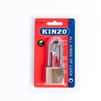 ราคา Kinzo กุญแจห่วงยาว No.888L รุ่นพิเศษ มียางกันน้ำ พร้อมลูกกุญแจ 3 ดอก มีรุ่น 25 มม. และ 32มม. กุญแจทองเหลือง กุญแจล็อค (15109916286)