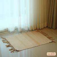 ราคา Naibaan พรมเช็ดเท้า พรมผ้าทอมือ ผ้าฝ้ายทอมือ ผ้าฝ้ายเชียงใหม่ พรมผ้าทอมือ (43904001054)