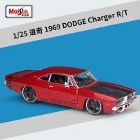 ราคา ของเล่นโมเดล#美驰图1::: 24 ดัดแปลงรุ่น 1969 Dodge Charger R/T จําลองรถรุ่น (53550077492)