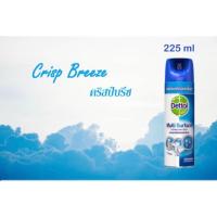 ราคา สเปรย์ DETTOL Multi Surface Disinfectant Spray 225ml. กลิ่นคริสป์บรีซ Exp:07.2023 (4604852677)