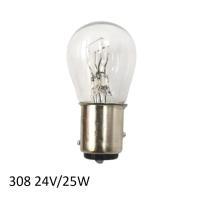 ราคา หลอดไฟเบรค 308 24V 25/10W 2 ไส้ (2 หลอด/ 10 หลอด) (11485477905)