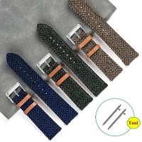 ราคา ไนลอนสายนาฬิกาหนังแท้18มิลลิเมตร20มิลลิเมตร22มิลลิเมตรวินเทจไนล่อนสายนาฬิกาวงสิ่งทอลายทแยงขนผ้าสร้อยข้อมือผู้ชายผู้หญิงย้อนยุคด่วนที่วางจําหน่ายสายนาฬิกาข้อมือส (43254005423)