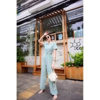 ราคา จั้มสูทพาสเทล ส่งฟรี! สีเขียวมิ้น (3488245641)