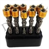 ราคา ดอกไขควงแฉก พร้อมแม่เหล็กกำลังสูง 10 ดอก (44202612897)