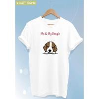ราคา เสื้อยืดลายสุนัขบีเกิ้ล Beagle Dog Tshirt (21280788750)