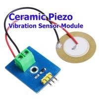 ราคา เซ็นเซอร์ตรวจจับการสั่นสะเทือน Ceramic Piezo Vibration Sensor Module (26537315926)