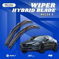 ราคา ใบปัดน้ําฝน มาสด้า 6 ไฮบริด รุ่นไฮบริด 1 ชุด (ขวาและซ้าย) ว301 (44325146881)