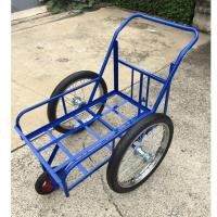 ราคา (ล้อมือสอง17นิ้ว)รถเข็นสามล้อ โครงเหล็กสีน้ำเงิน(ขนาด6 ปี๊บ 50x80cm)-คันเล็กสุดของร้าน(ล้อหน้าแม็กซ์เหล็ก ยางตัน) (3445040699)