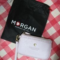 ราคา กระเป๋าคล้องมือสีม่วงอ่อน morgan (2606451847)