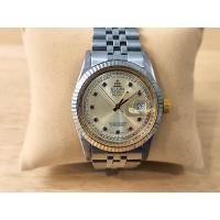 ราคา นาฬิกามือสอง ELGIN บอกวันที่ และ ทับทิม&เพชร (40615268515)