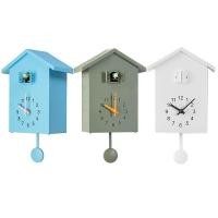 ราคา HO Cuckoo Wall Clock นกเสียงลูกตุ้มนาฬิกาเดสก์ท็อปตู้นาฬิกานาฬิกา (43216568684)