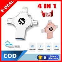 ราคา 4 in 1 USB 3.0 แฟลชไดรฟ์ความเร็วสูง 512GB 1TB 128GB Pendrive สําหรับ IPad Android HP Flash Disk OTG (41718233018)