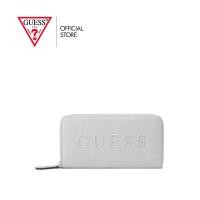 ราคา GUESS กระเป๋าสตางค์ผู้หญิง รุ่น S9410599 HADDINGTON SLG MEDIUM ZIP ARND สีเงิน (24638507721)