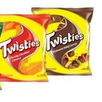 ราคา TWISTIES ทวิสตี้ ข้าวผสมข้าวโพดอบกรอบ 1 แพ็ค มี 8 ห่อ น้ำหนัก 104 กรัม มี 2 รส (18082793969)