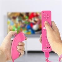 ราคา 2-in-1 MotionPlus Wii Remote & Nunchuck Controller Set พร้อมการสั่นสะเทือน, ลําโพงในตัว - ใช้งานร่วมกับ Wii & Wii U, ชุดรีโมทคอนโทรล Wii ไร้สาย 7 สีพร้อม Nunchuck (40957751956)