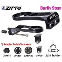ราคา ZTTO MBJ-03 Barfly Stem Lamp Mount สําหรับผู้ถือ Speedometer Garmin Cateye Bryton GoPro ฯลฯ (40360233455)