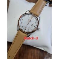 ราคา ORIENT Quartz Solar Contemporary นาฬิกาผู้หญิงสายหนัง (RA-WG0604S) (40667564513)