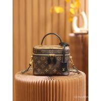 ราคา [ผู้คุมใบรับรองถือ] [ห้องสมุดด่วน] ซีรีส์กระเป๋าเครื่องสําอาง LOUIS VUITTON ยุคกลาง, กระเป๋าเครื่องสําอางคลาสสิกย้อนยุค!M45165 (26692015744)