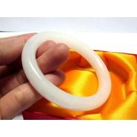 ราคา TANITTgems กำไลหยกพม่าแท้สีขาวงาช้างแบบกลมมีหลายขนาดให้เลือก (9506167176)