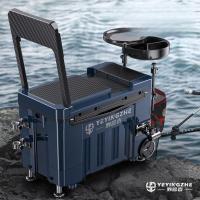 ราคา กล่องตกปลาแคมป์ปิ้งกล่องตกปลาครบชุดพร้อมล้อถังปลาเบาพิเศษอุปกรณ์ตกปลากล่องตกปลามัลติฟังก์ชั่น (25338450016)